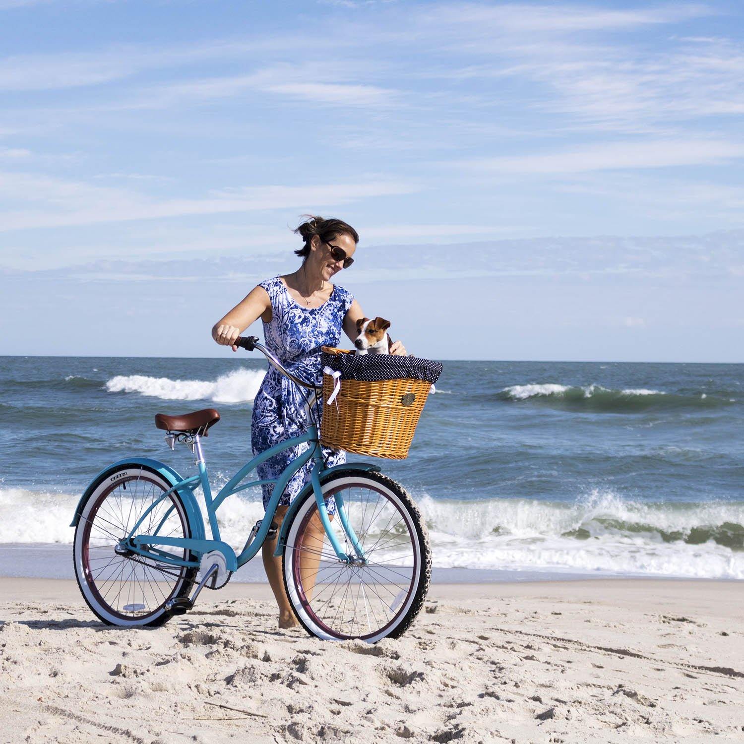 Assateague Front Mount Bike Basket - Beach & Dog Co.