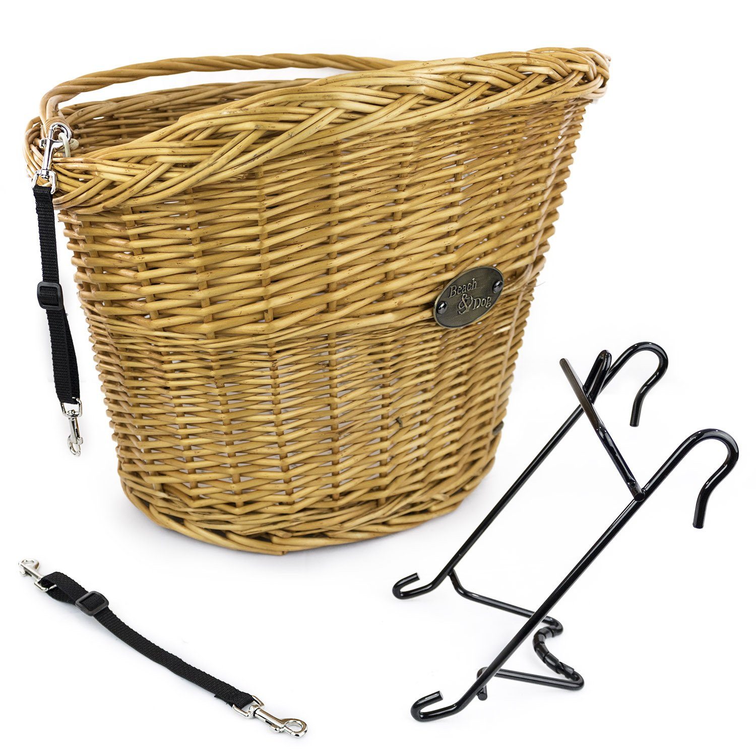 Assateague Front Mount Bike Basket - Beach & Dog Co.