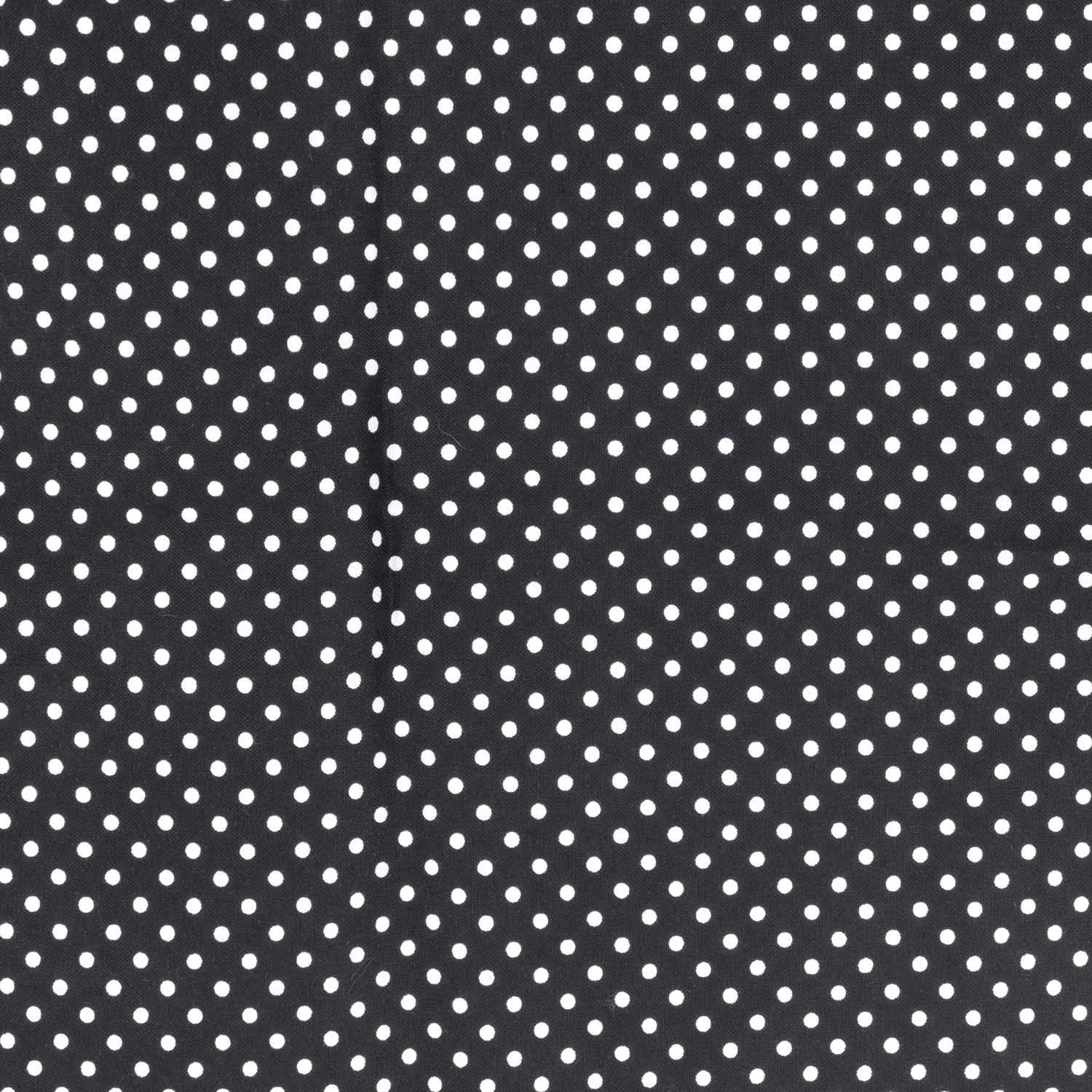 Black Polka Dots Basket Liner