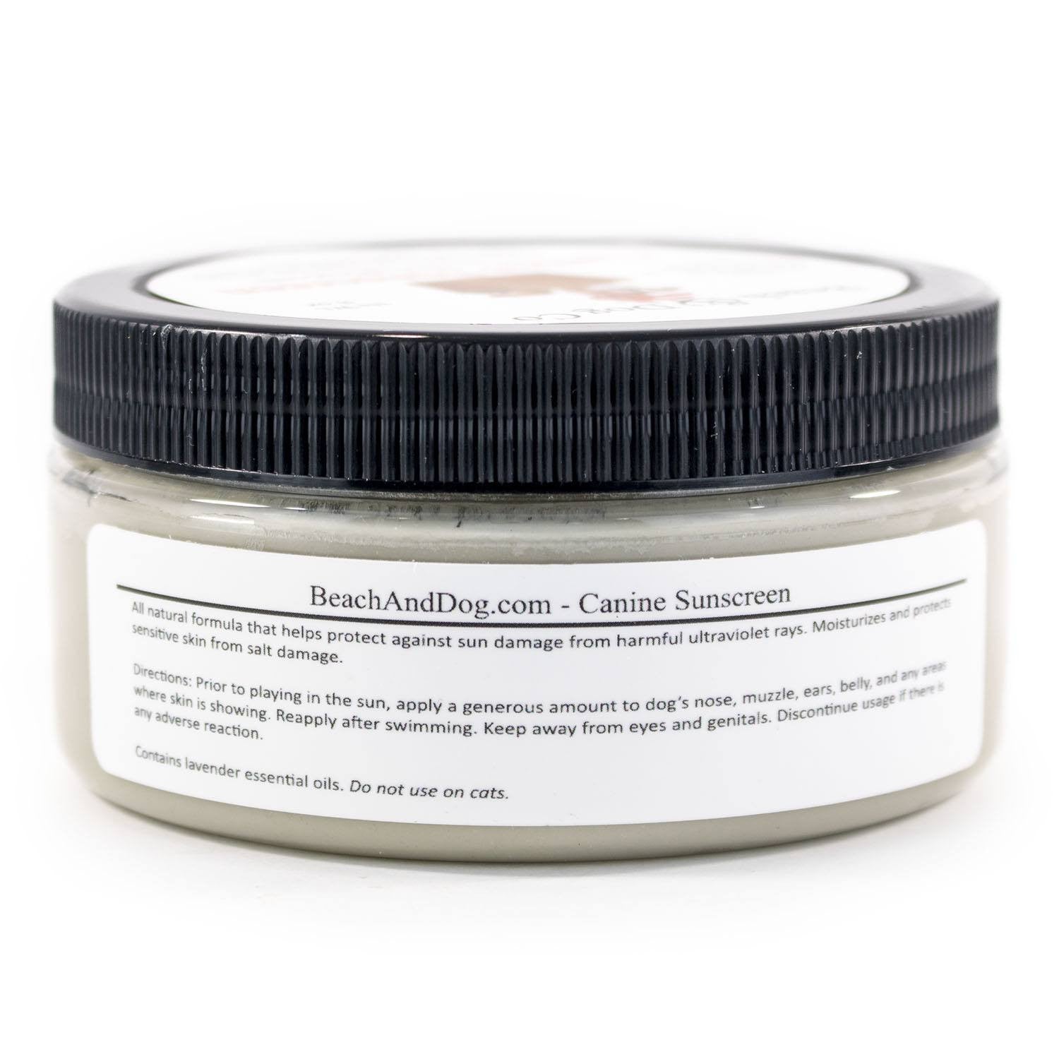 Canine Sunscreen (8 oz) Zinc and Titanium Dioxide Free - Beach & Dog Co.