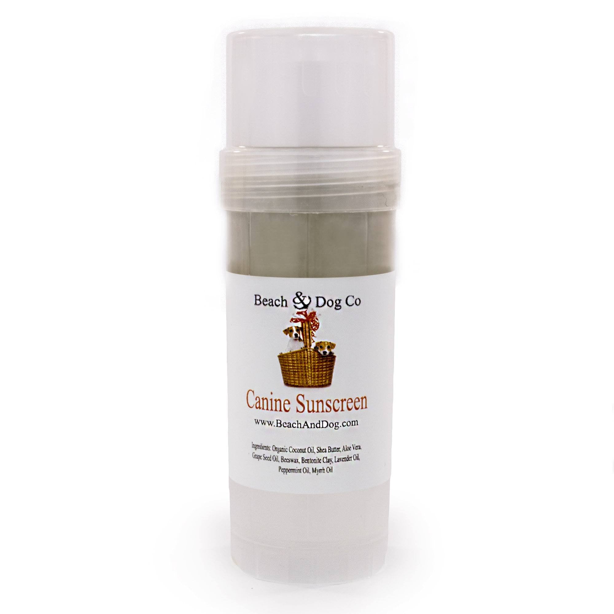 Canine Sunscreen (2 oz Twist Up) Zinc and Titanium Dioxide Free