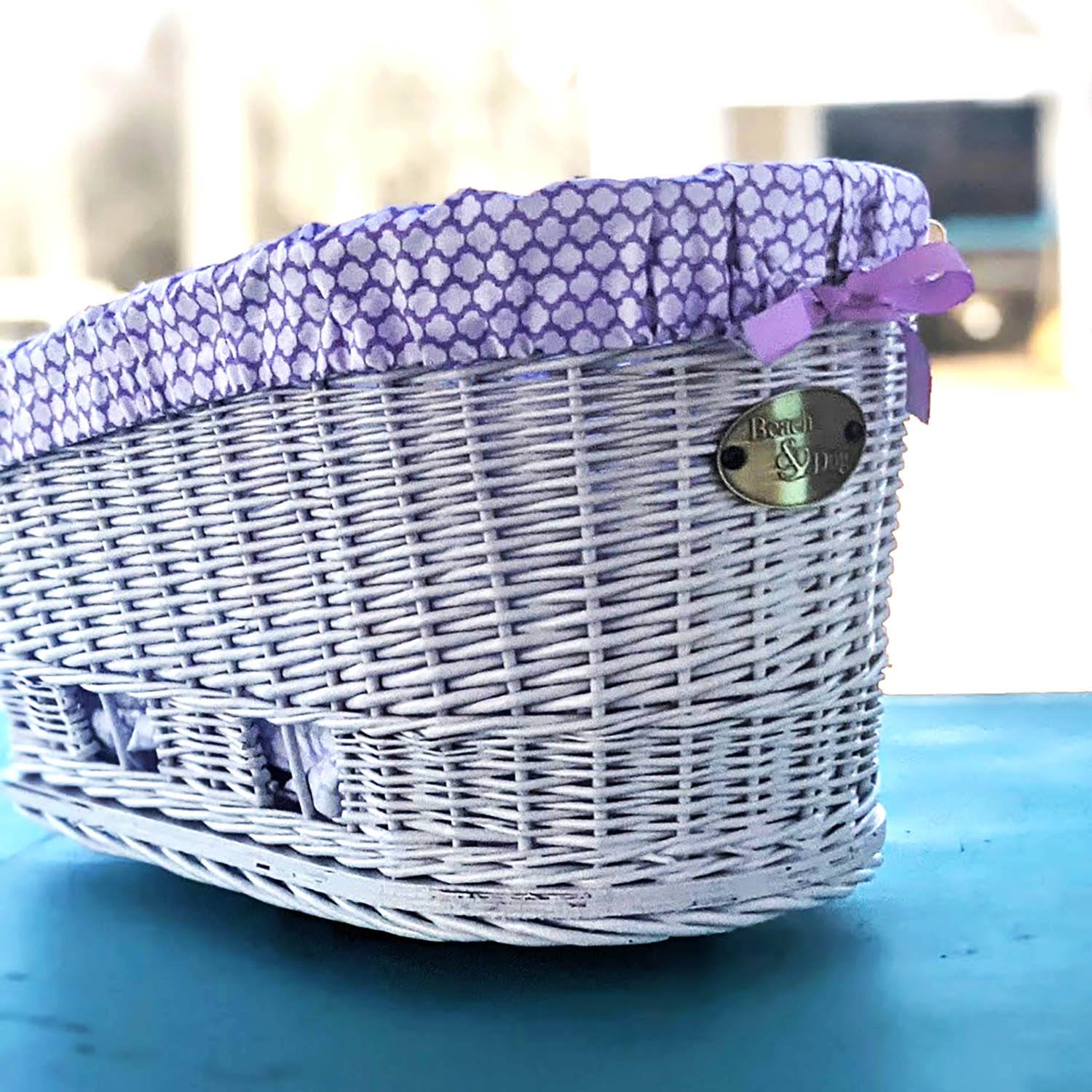 Cape May Rear Mount Bike Basket with Cage