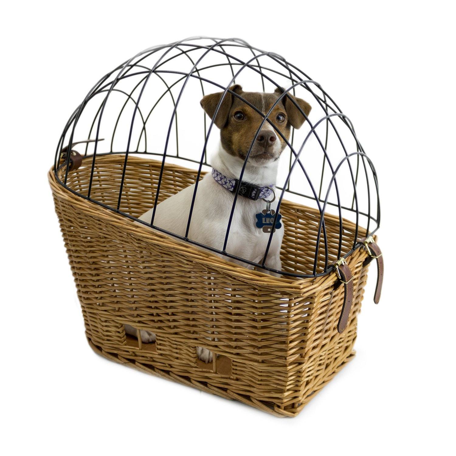 Cape May Rear Mount Bike Basket with Cage
