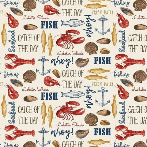 Catch of the Day Basket Liner