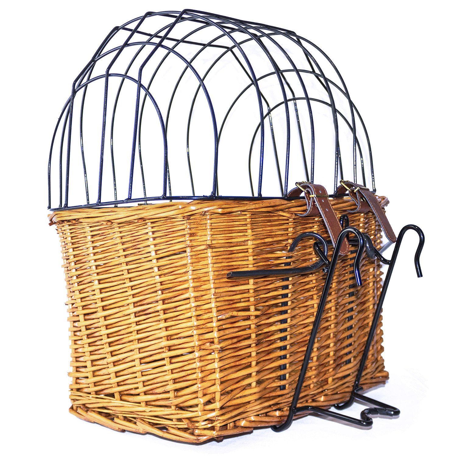 Jupiter Beach Front Mount Bike Basket with Cage