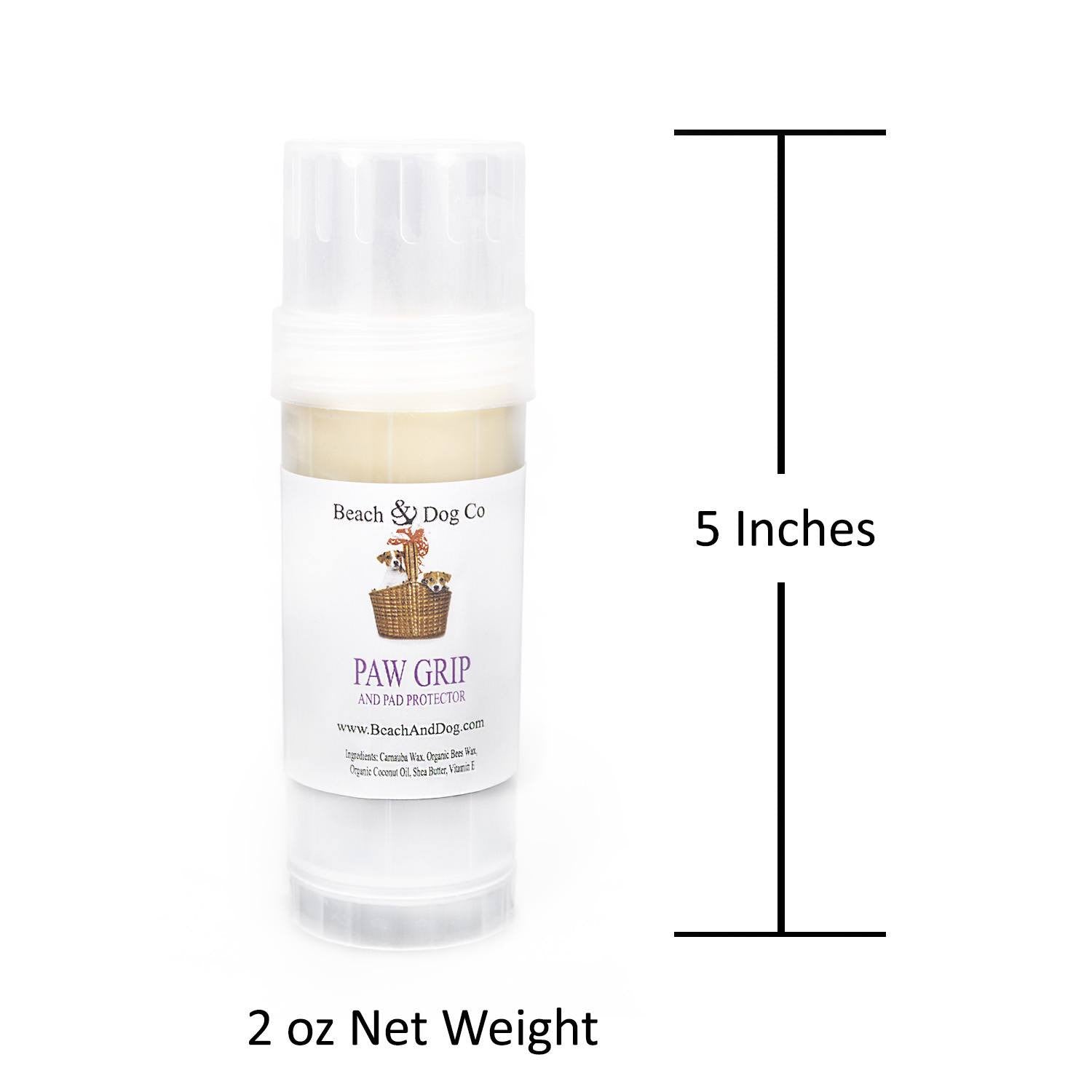 Paw Grip (2 oz Twist Up) All Natural and Organic Formula - Beach & Dog Co.
