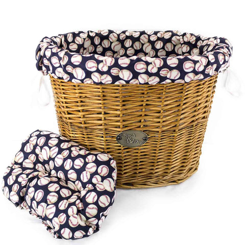 Play Ball! Basket Liner - Beach & Dog Co.