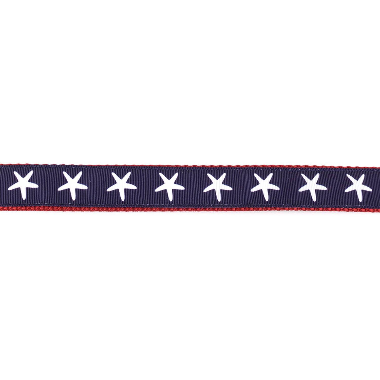 Red, White, and Blue Starfish Collar - Beach & Dog Co.