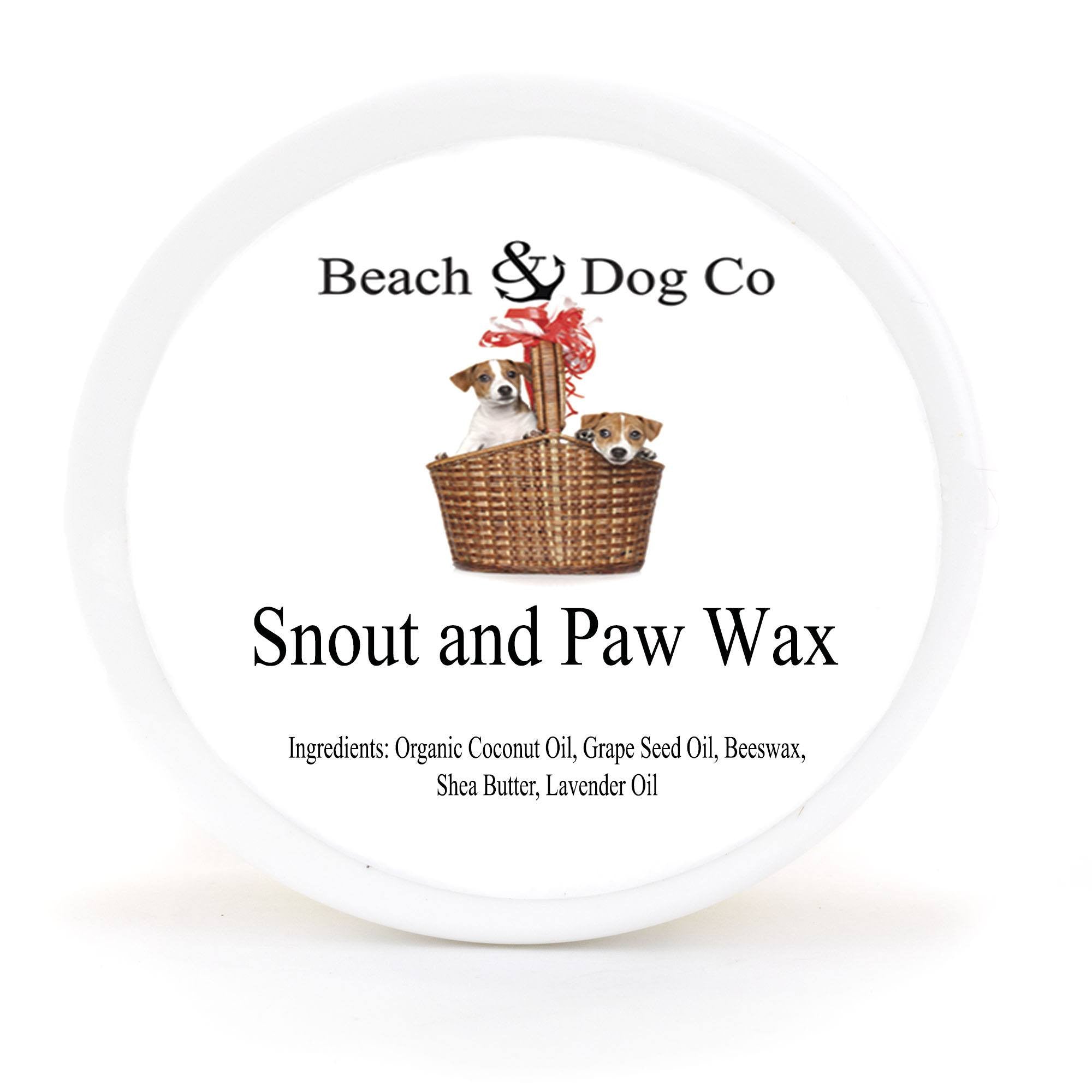 Snout and Paw Wax (2 oz) For Dry Chapped Cracked Noses and Paws