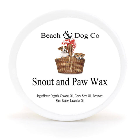 Snout and Paw Wax (2 oz) For Dry Chapped Cracked Noses and Paws - Beach & Dog Co.