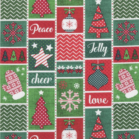 X-Mas Wrapping Paper Basket Liner - Beach & Dog Co.