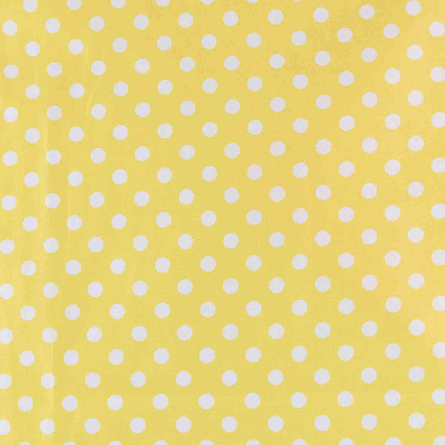 Yellow Polka Dots Basket Liner