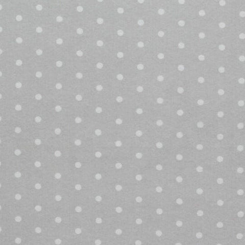 Gray With White Polka Dots