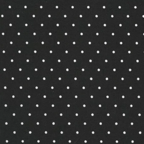 Black Polka Dots Basket Liner