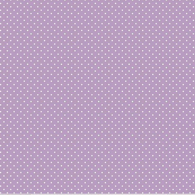 Purple Polka Dots Basket Liner