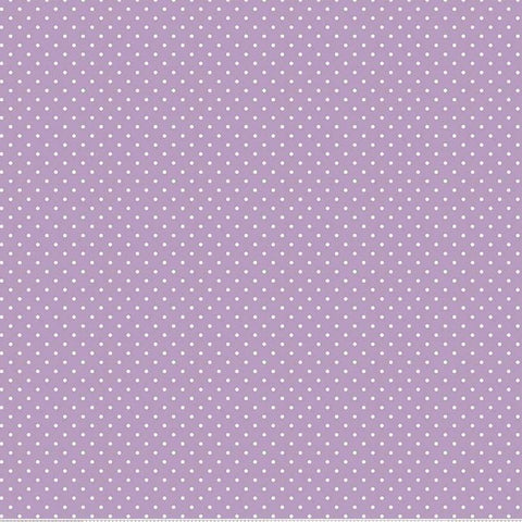 Purple Polka Dots Basket Liner