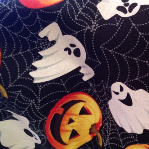 Ghost and Pumpkins Basket Liner - Beach & Dog Co.