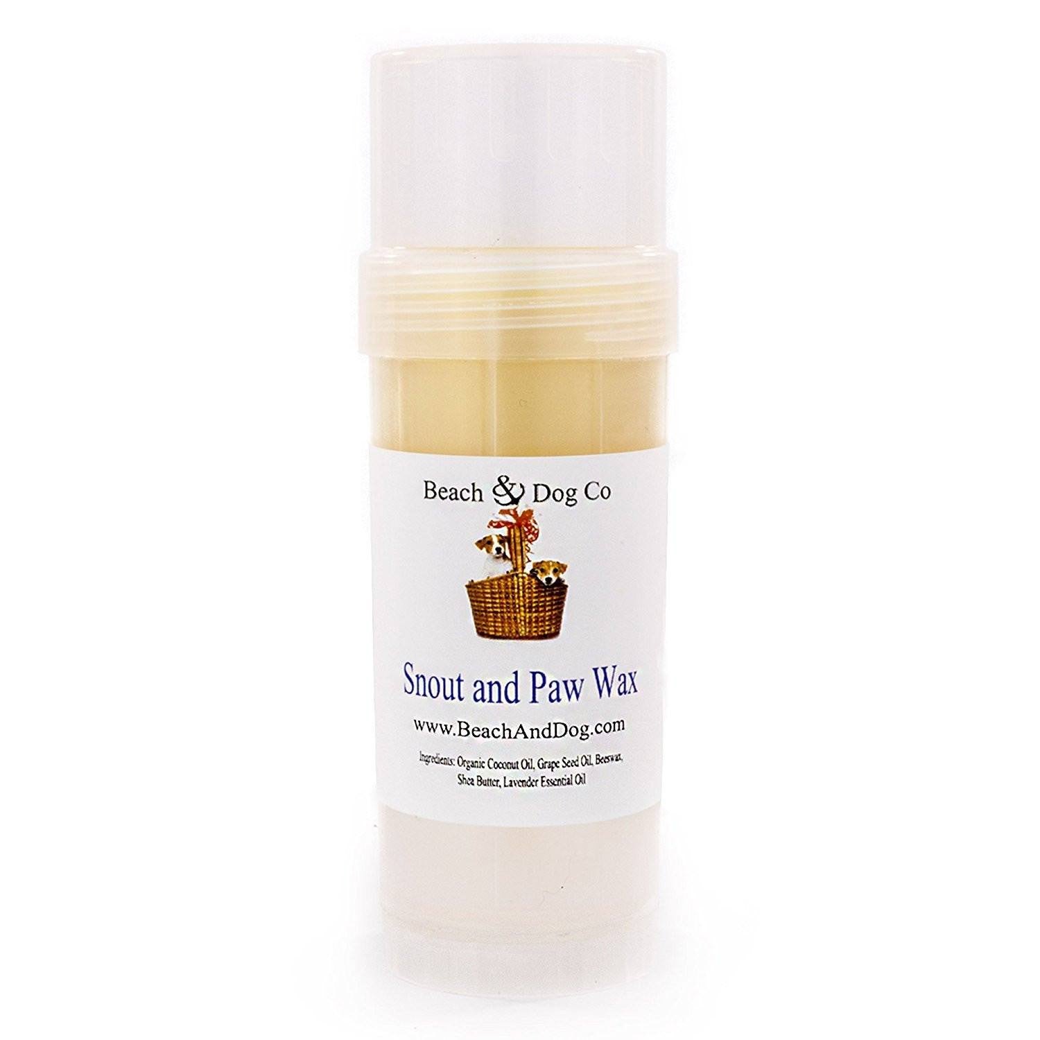 Snout and Paw Wax (2 oz Twist Up) For Dry Chapped Cracked Noses and Paws - Beach & Dog Co.