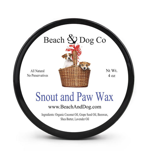 Snout and Paw Wax (2 oz Twist Up) For Dry Chapped Cracked Noses and Paws