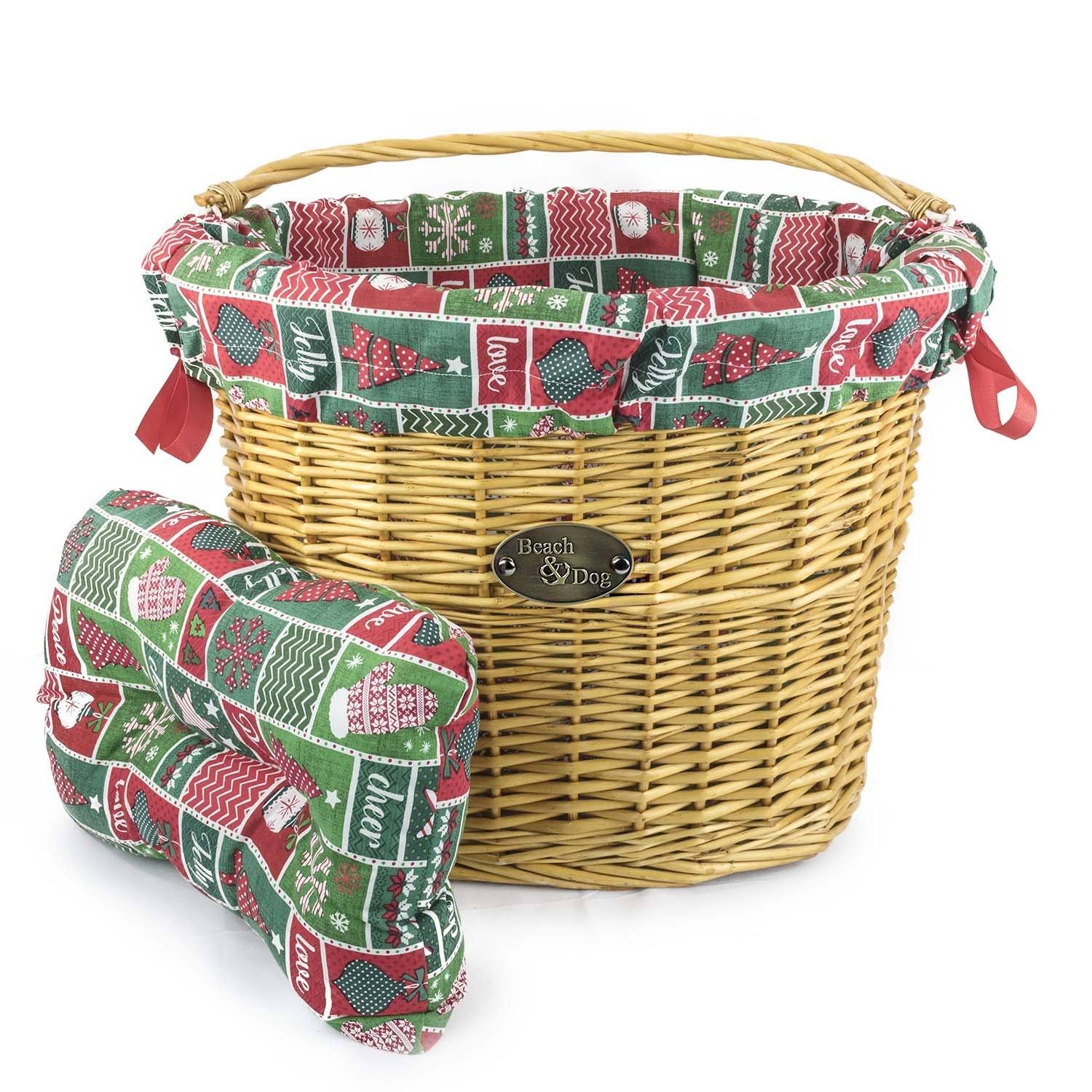 X-Mas Wrapping Paper Basket Liner - Beach & Dog Co.
